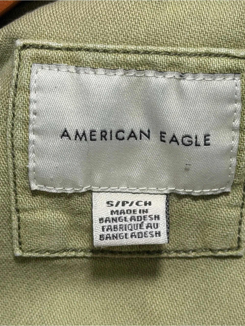 American Eagle Outfitters Olive Green Lightweight Utility Jacket